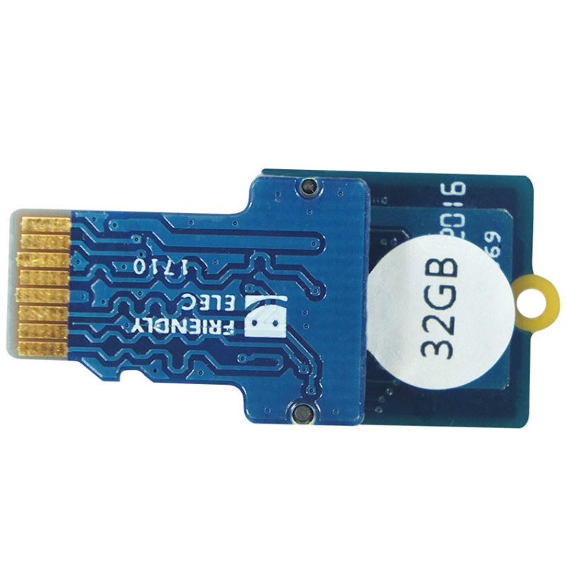 EMMC Module 16GB with Micro-SD Turn EMMC Adapter T2 for NanoPi/PC/RK3399 Development Board. 