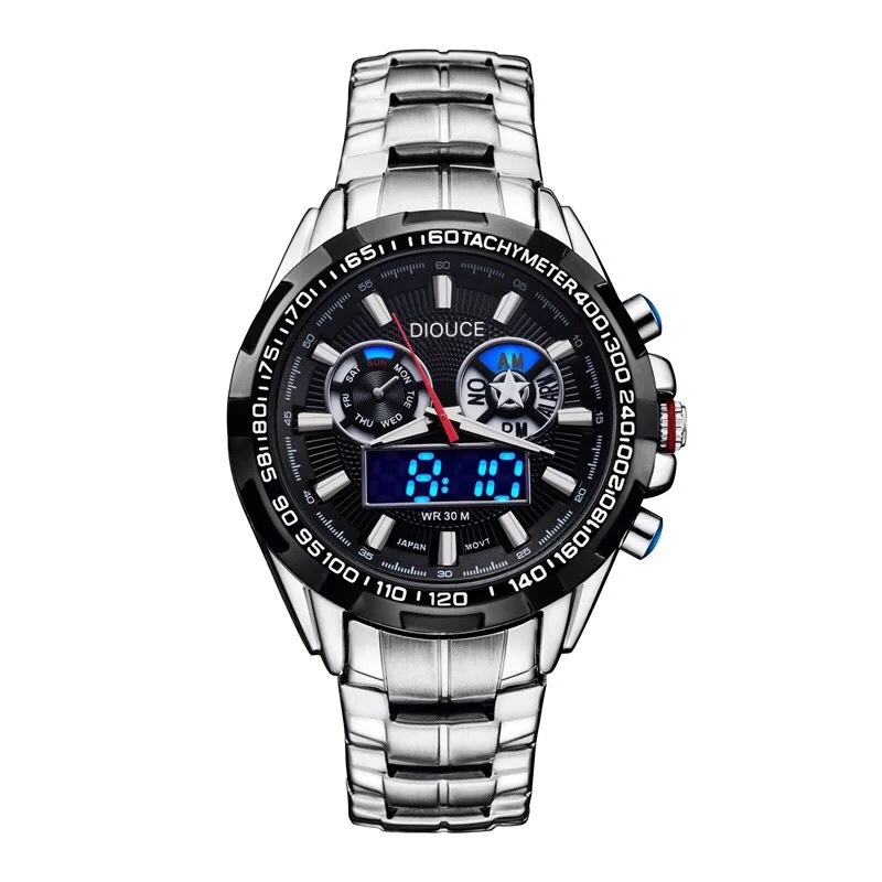 DIOUCE when the source manufacturers a generation of cross-border e-commerce LED dual-movement watches. 