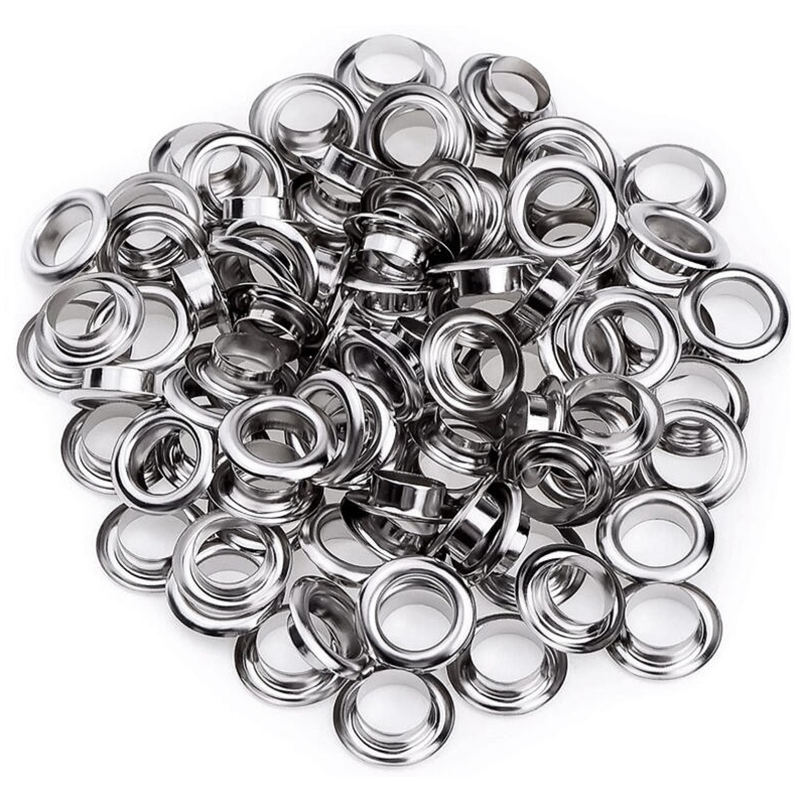 Grommet Tool Kit, Grommet ting Tool 100 s Grommets Eyelets (1/2 Inch Diameter) Eyelets and Eyelet Punch Die Tool. 