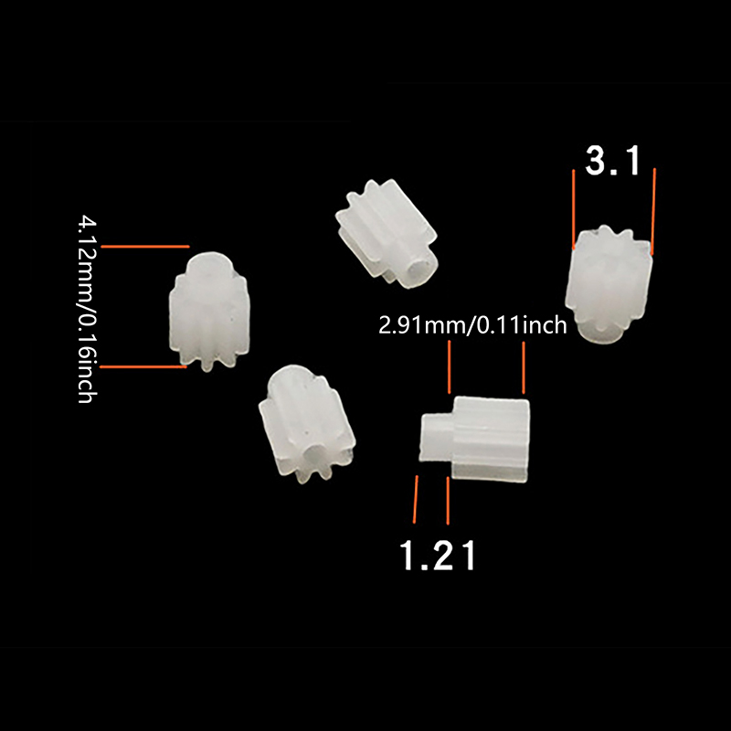 5pcs Motor Gears Syma Motor Engine Cogwheel Gear For X5HW X5SW X5C X5SC RC Quadcopter Helicopter Drone Part Hudduo. 