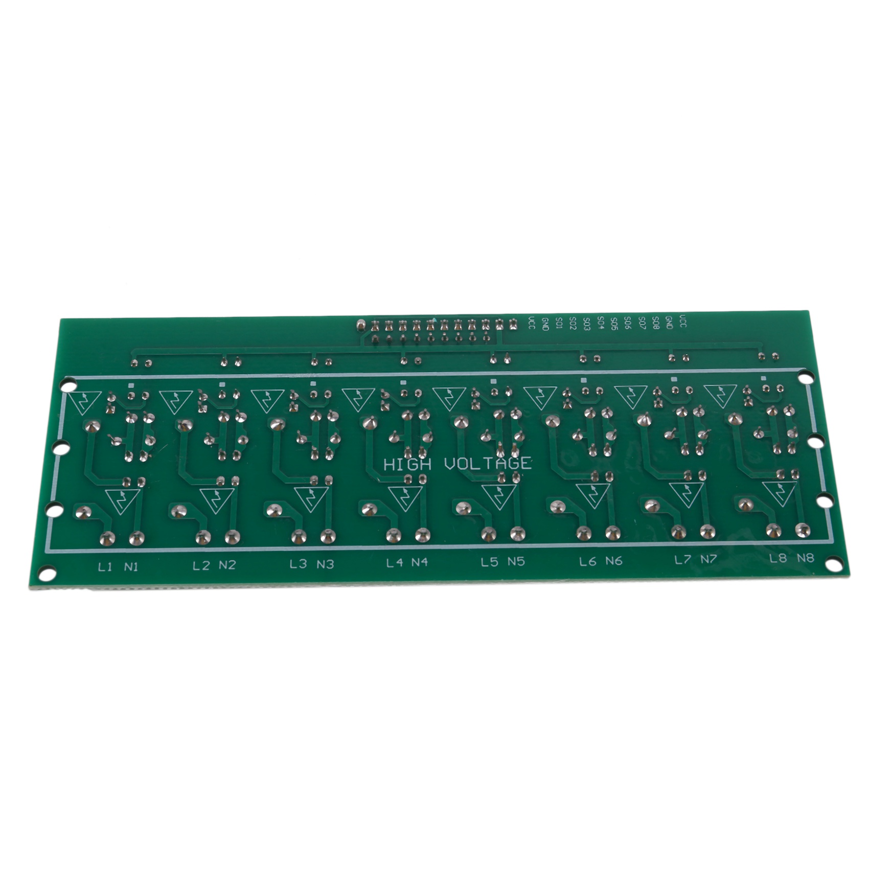 8 Bit AC 220V Optocoupler Isolation Module for PLC Isolamento Module. 