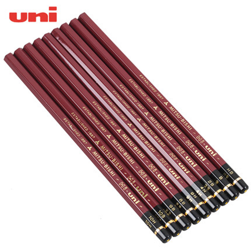 2 Pcs/Lot Mitsubishi Uni HI-UNI Series Pencil with 22 Options Student Writing Pencil Wholesale Pencils