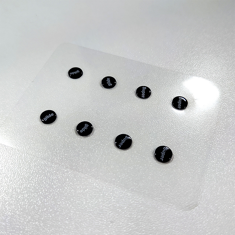 1 Pack Glass Mouse Skates DIY Universal Dots Mouse Feet Pads Sticker for Gaming Mouse Anti-Slip Pad. 