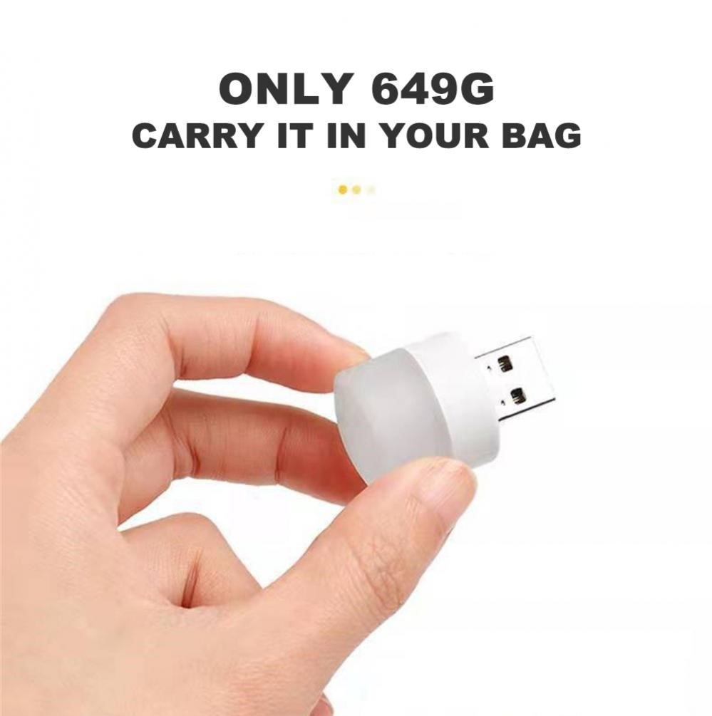 10 PCS Mini USB Led light Portable white color Suitable for powerbank ...