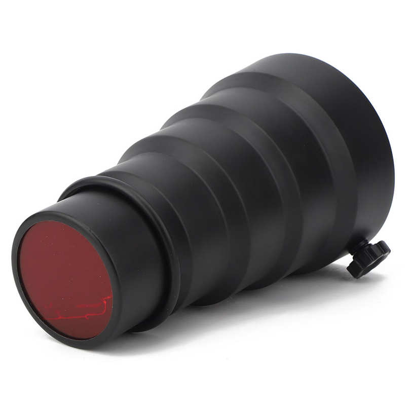 Lamplet Conical Snoot Flashlight Kit With Cellular Net 5 Pcs Color Filters For Photography Lights Below 250W