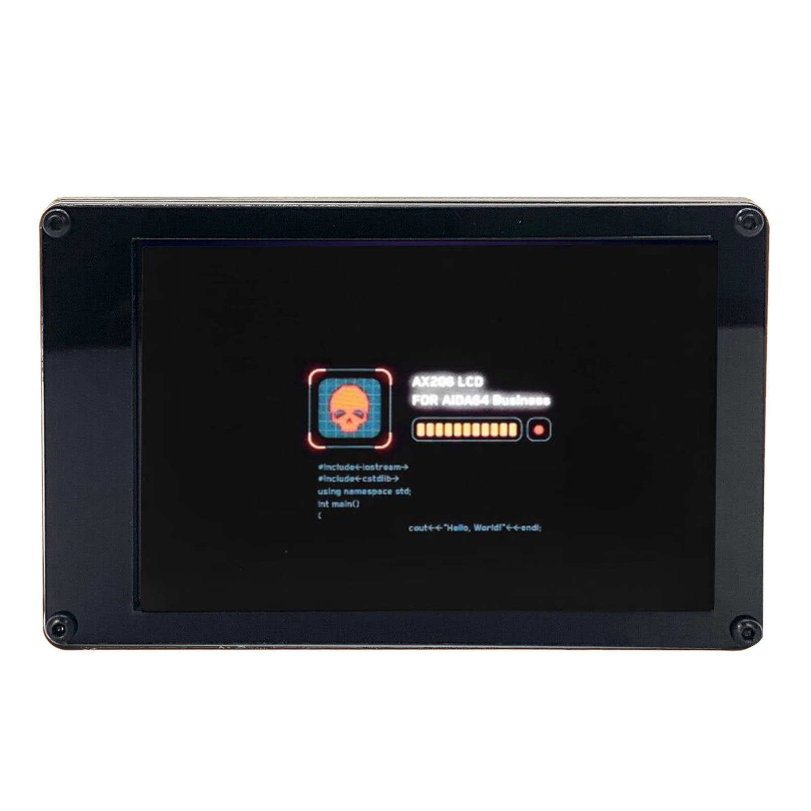 PC Temperature Display, Customizable Layout 3.5 Inch Computer Temp Monitor for Desktop. 