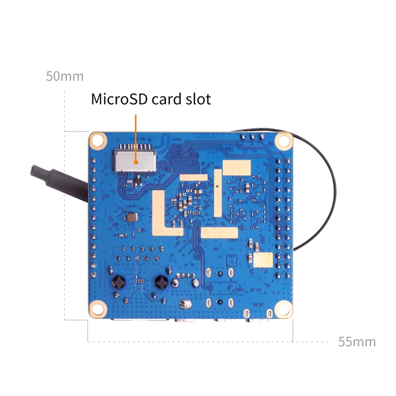 For Orange Pi Zero 3 4GB RAM Single Board Computer Allwinner H618 Chip LPDDR4 Gigabit Zero 3 4GB Development Board Parts Accessories. 