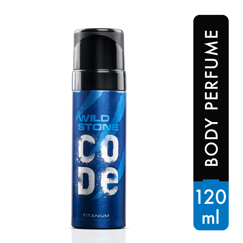 Wild Stone Code Titanium Body Perfume for Men - (120ml)