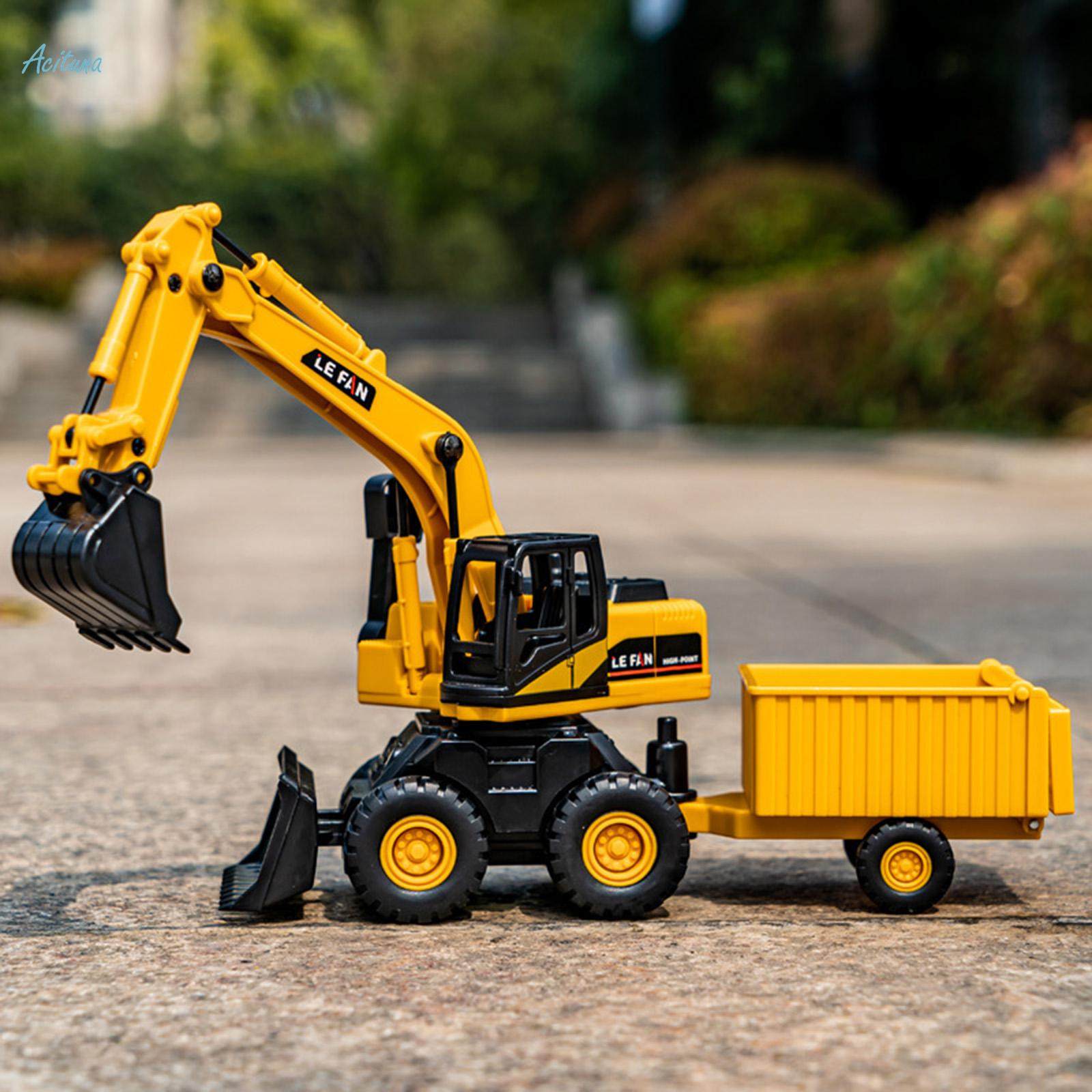 Engineering Vehicle Model Excavators Toy for Decoration Ages 3 and up. 