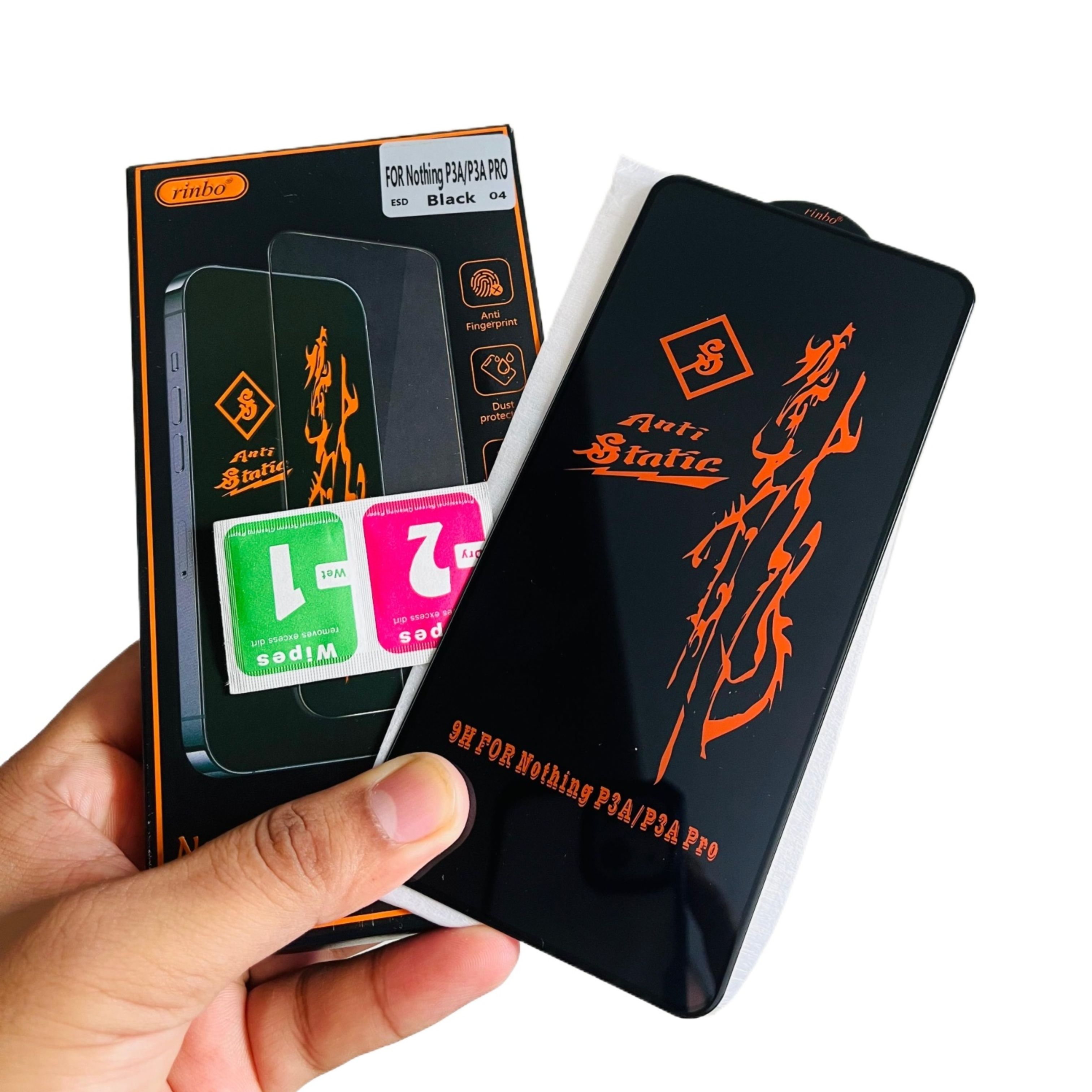 Rinbo Screen Protector For Nothing Phone 3A/3A Pro Temepered Glass Premium Quality Gorila Glass Screen Protector NothingPhone3A/3APro. 
