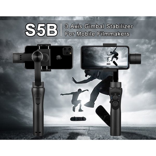 S5B 3-Axis Handheld Stabilized Gimbal Selfie Stick - Unleash Your Photography Skills with Smooth and Professional Shots. 