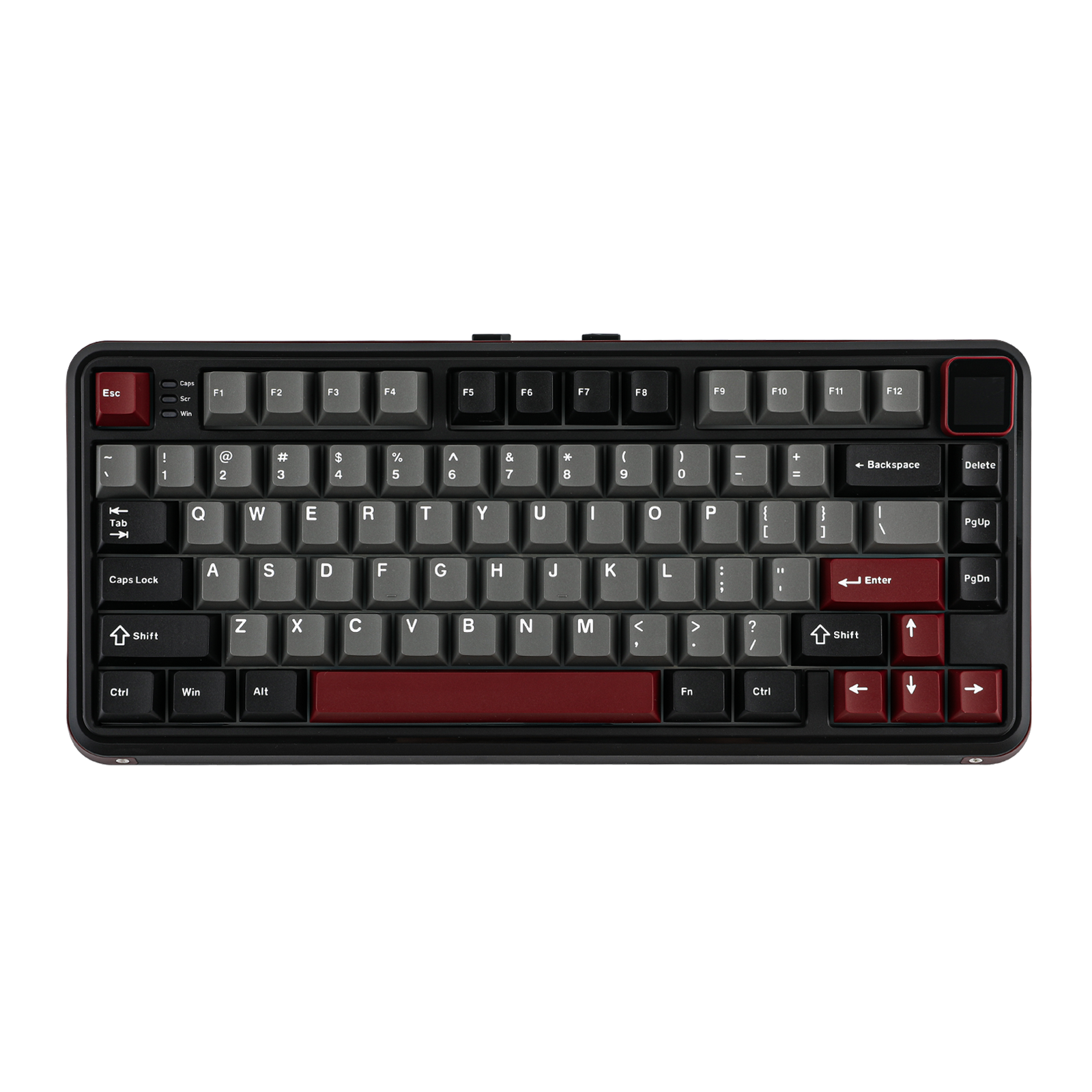 MechLands Vibe 75 75% Layout Gasket-mounted Wired/Bluetooth/2.4GHz Wireless Mechanical Keyboard with Interchangeable Screen. 