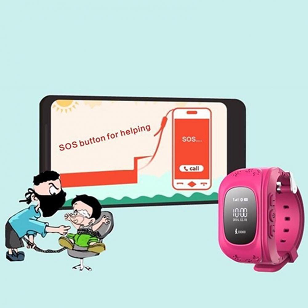 Q50 Smart Watch Button Type Tough Silicone Multi Language Positioning Watch for Kids Best Gift Good Toughness Smart Watch. 