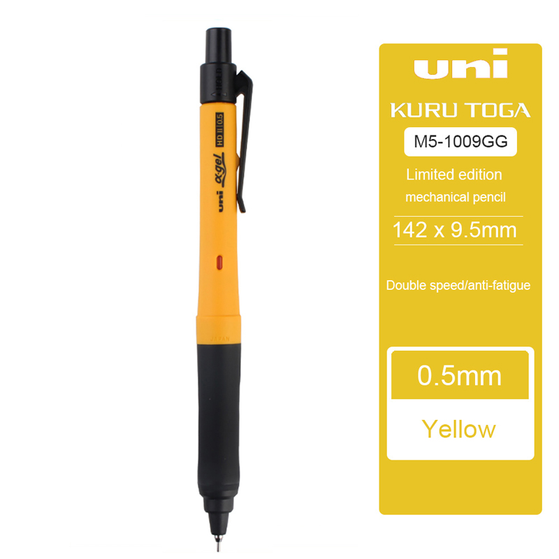 New Uni Alpha-Gel Switch Mechanical Pencil Hold Kuru Toga Automatic 0.3 0.5 mm Soft Comfortable Grip m5-1009GG Limited Edition Amour zii. 