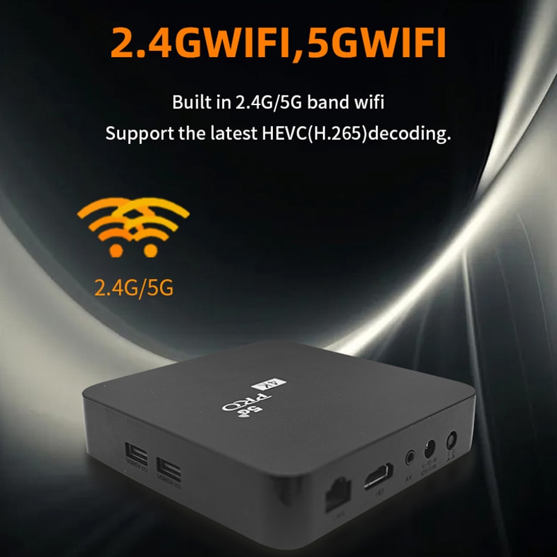 Smart TV BOX Android 2.4G 5G WiFi 1GB RAM 8GB ROM 3D Youtube Media Player 4K Set top Smart Tv Box Global Version. 