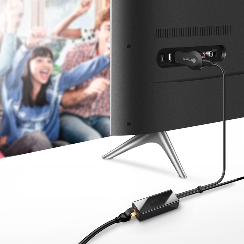 Ethernet Adapter for Amazon Fire TV Stick Google Home Mini Chromecast Ultra 2 1 Audio Micro USB to RJ45 Ethernet Adapter. 