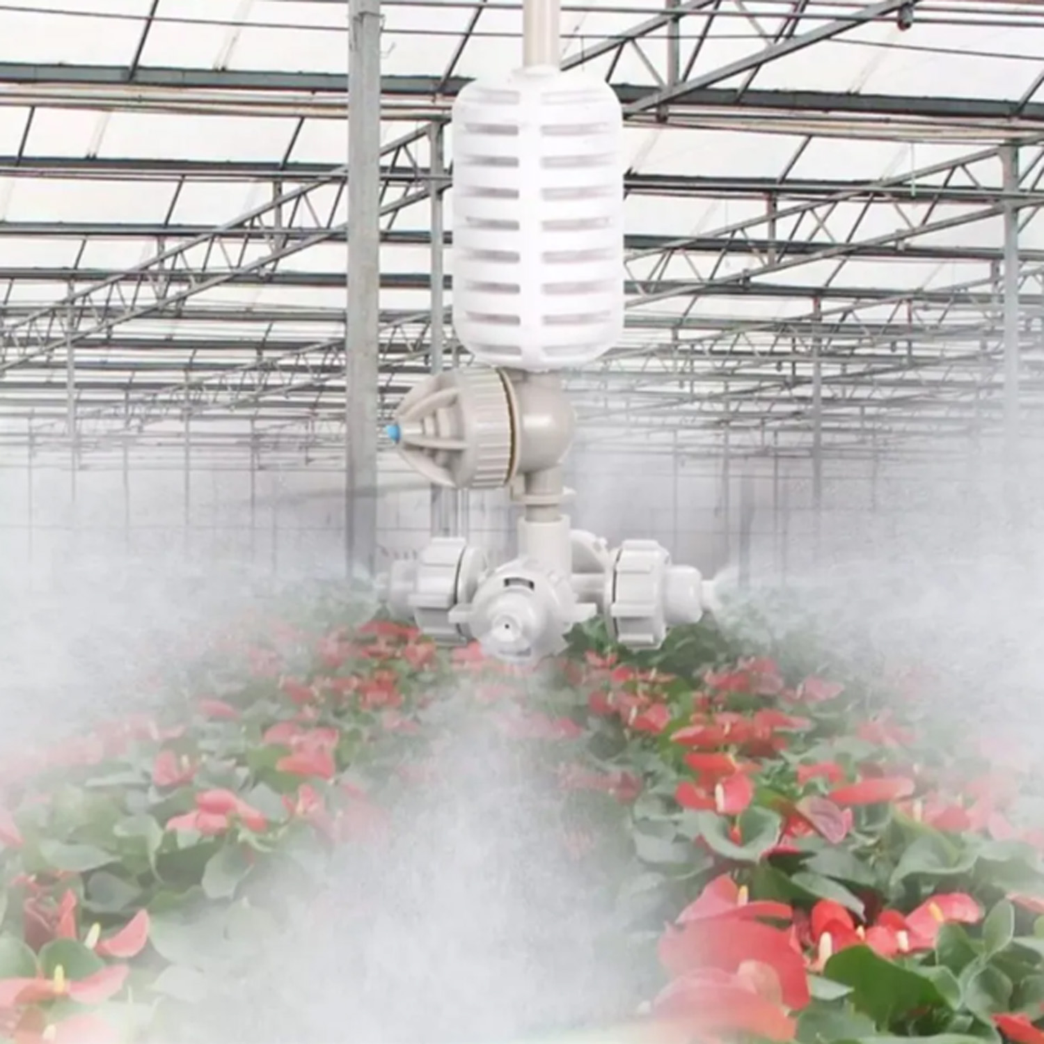 01/05/20/50 pcs Hanging Fogger Sprinkler Cross Four Outlet Sprinkler Nozzle Irrigation System for Watering, Cooling & Humidity Control in Farm & Garden Watering and Temperature Control. 