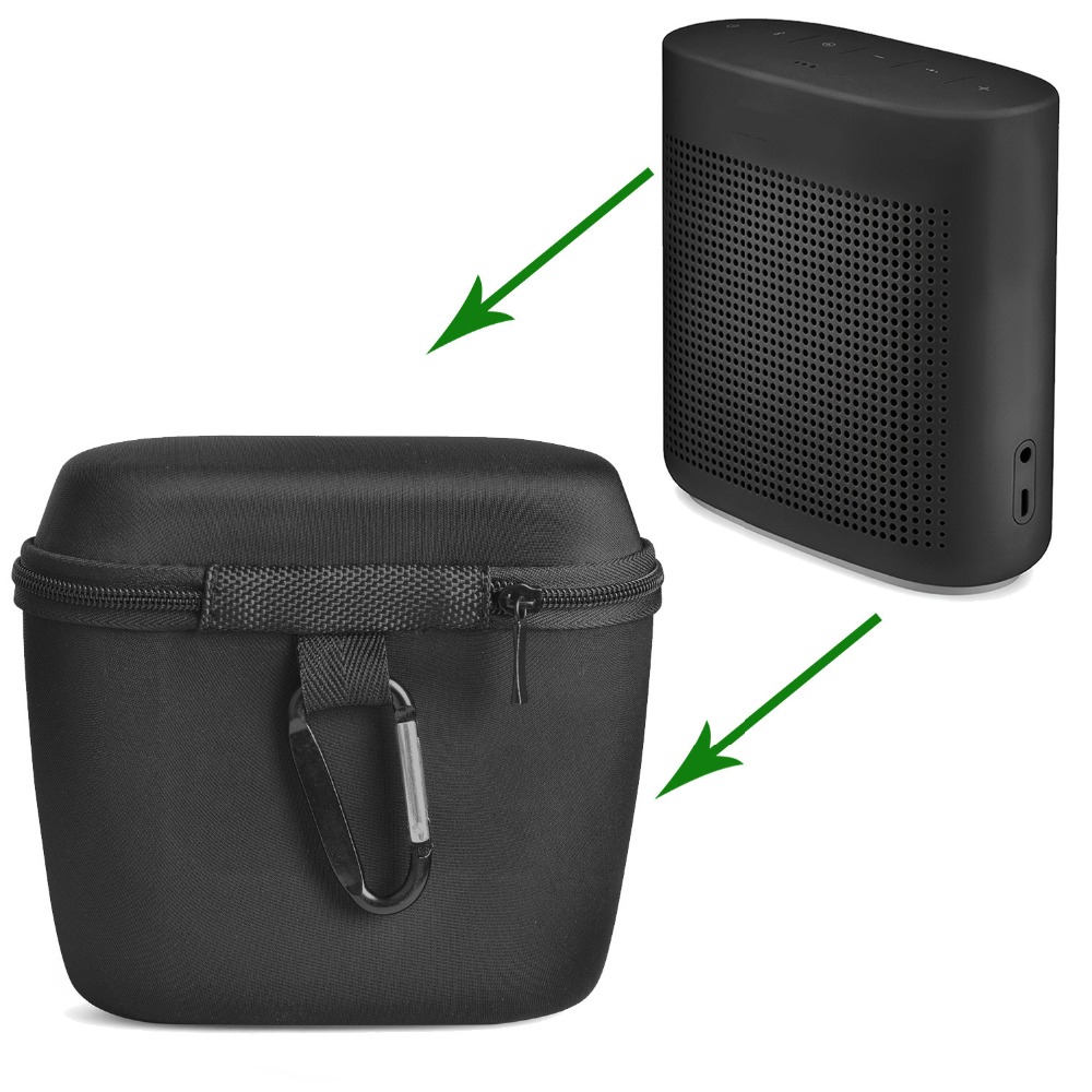 Portable Speaker Case for Bose Soundlink Color I Color II Bluetooth Speaker Protective Nylon Cover Case 14.5x16x6cm. 