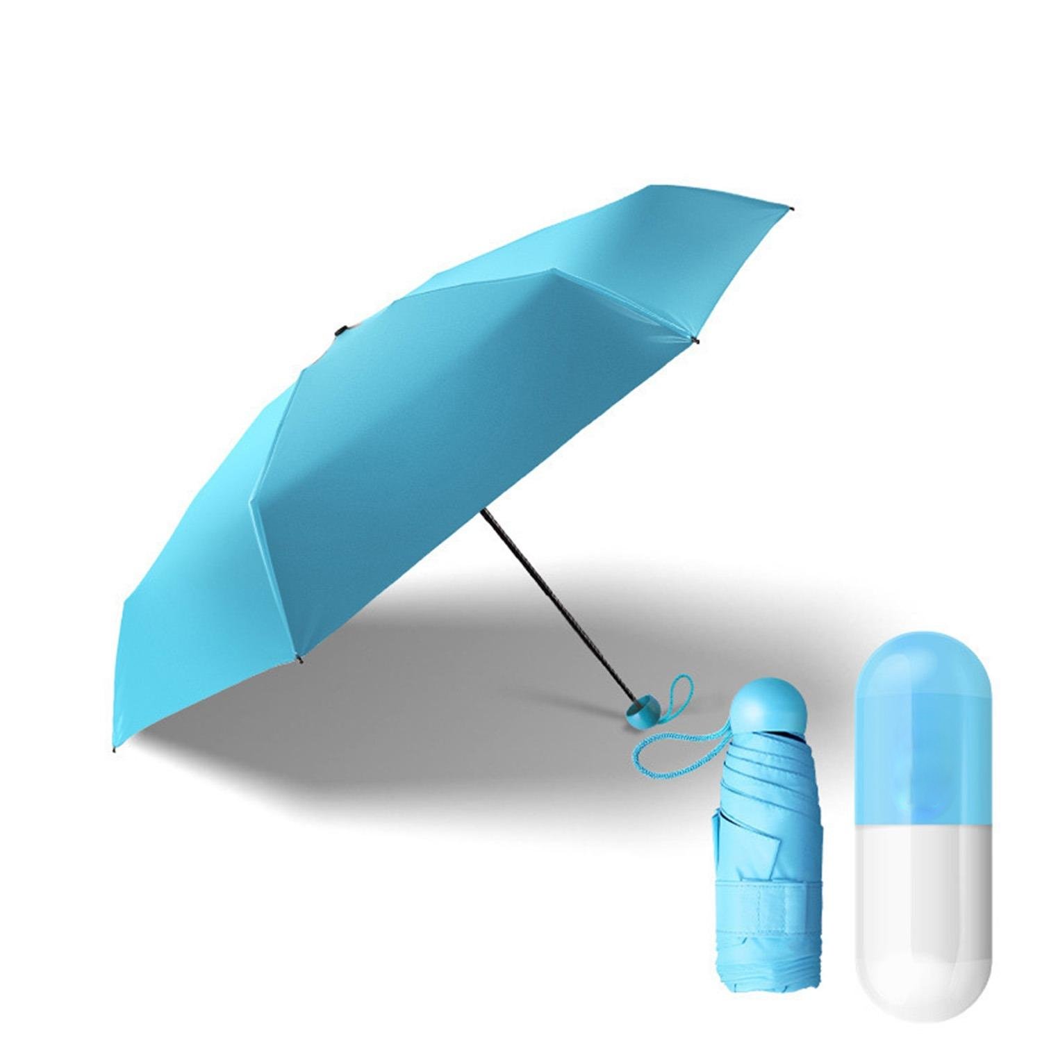 Ensemble Yourself - Superb Quality - Windproof Pocket Capsule Umbrella - Multi-color - Trend and Needful - Well Inspired & Crafted. 