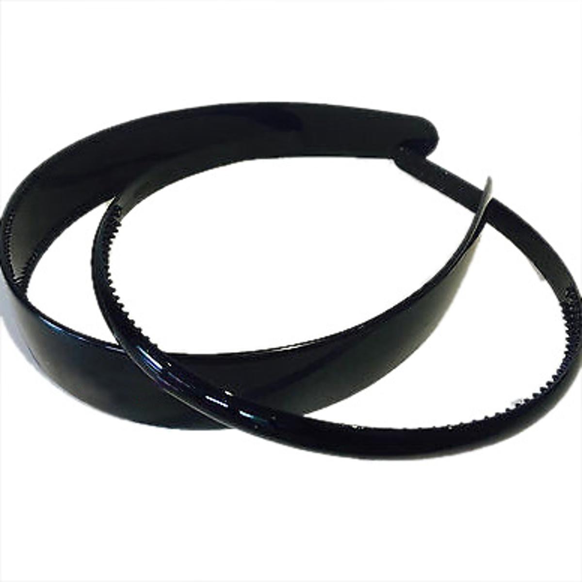 Black round hair band for girls and women -2 pcs