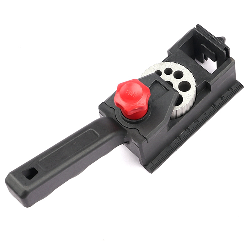 Pocket Hole Fixture Kit 10-Hole Woodworking Punch Locator Limit is Suitable for Most Pin Drilling Operations. Easy Install Easy to Use