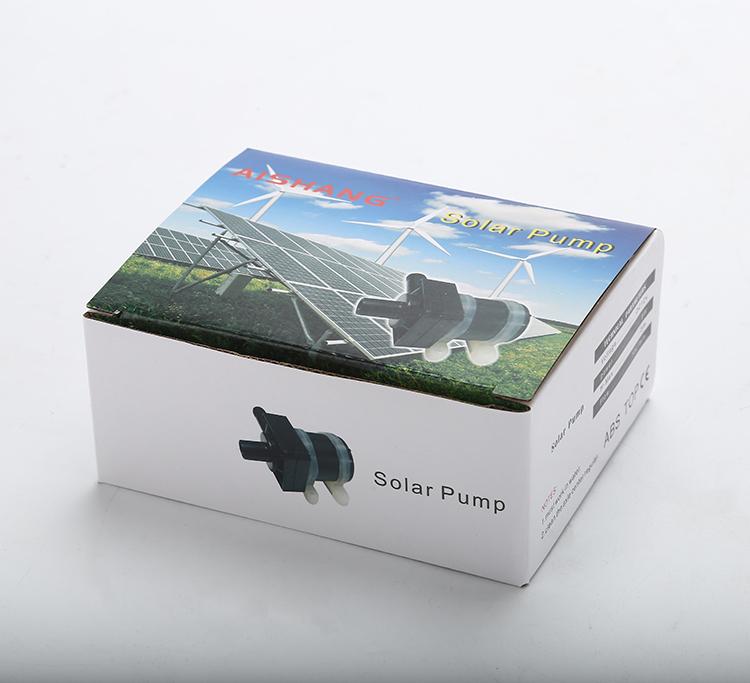 AISHANG Brand high quality 8W 12 volt/v dc mini Submersible Solar rotor Water Pump