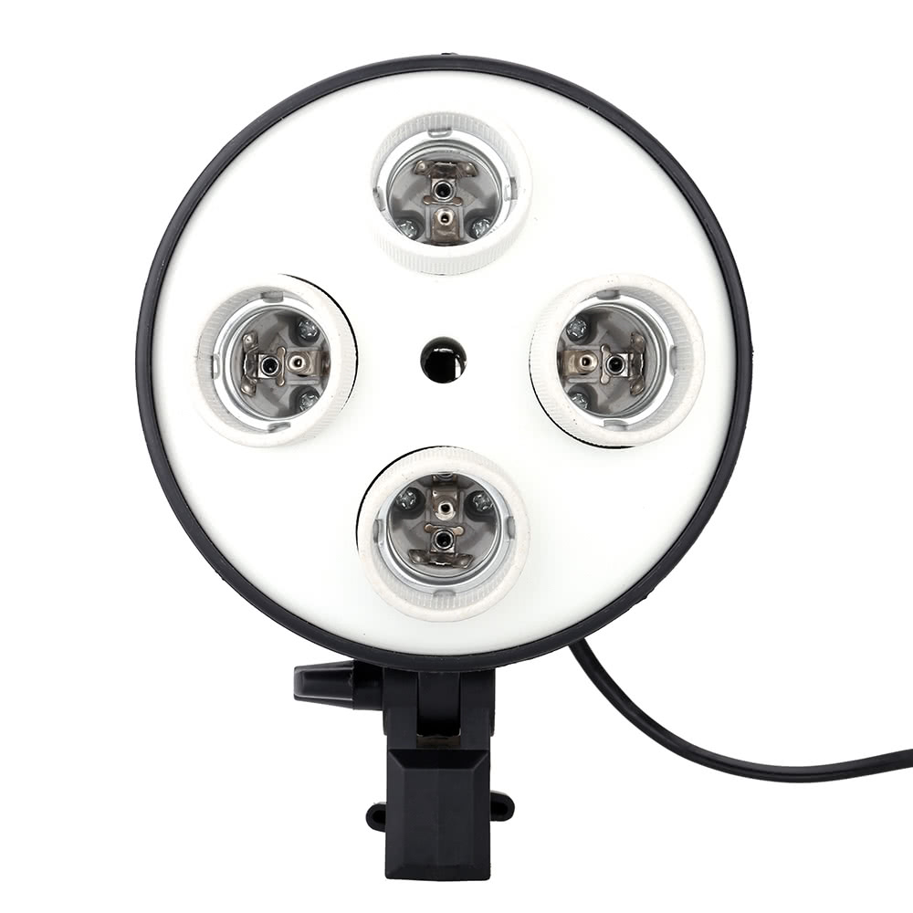 4 in 1 E27 Base Socket Light Lamp Bulb Holder Adapter for Photo Video Studio Softbox - all new. 