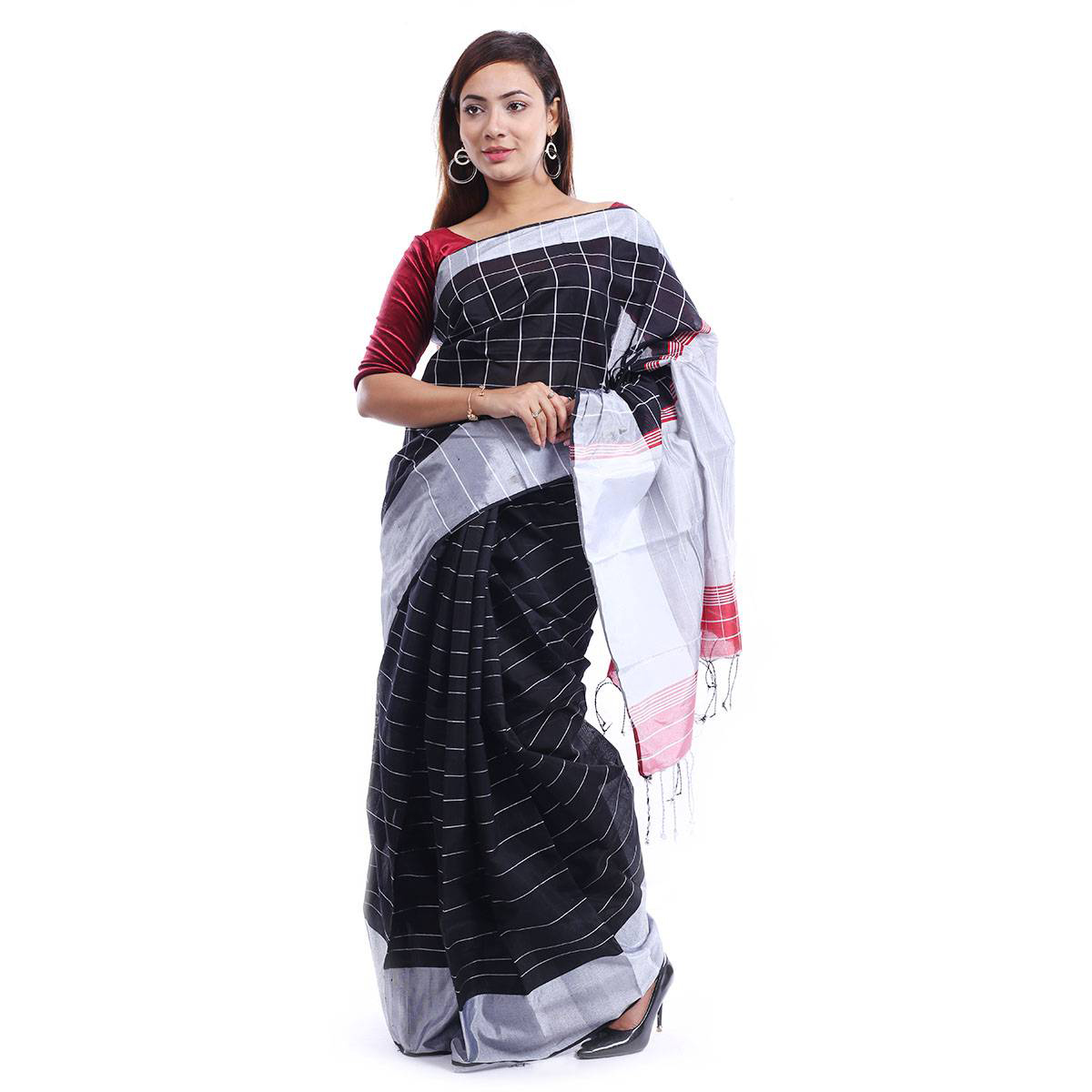 Dupiyan Half Silk Smart Look Gorgeous Design Katan Saree