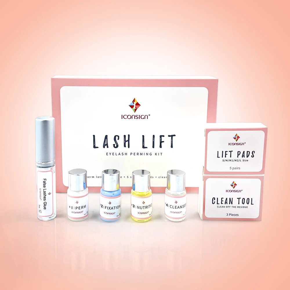 Lash Lift Kit Eyelash Perm Kit Home Lash Perm Curler Kit Brow Lifter Lamination Kit Semi Permanent Curling Perming Wave. 