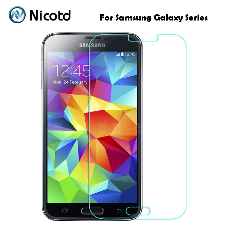 【2023】 9H 0.3mm 2.5D Arc Tempered Glass For Samsung Galaxy S6 S5 S4 S3 S2 Note 5 Note 4 Note 3 Note 2 Explosion-Proof Screen Protector. 