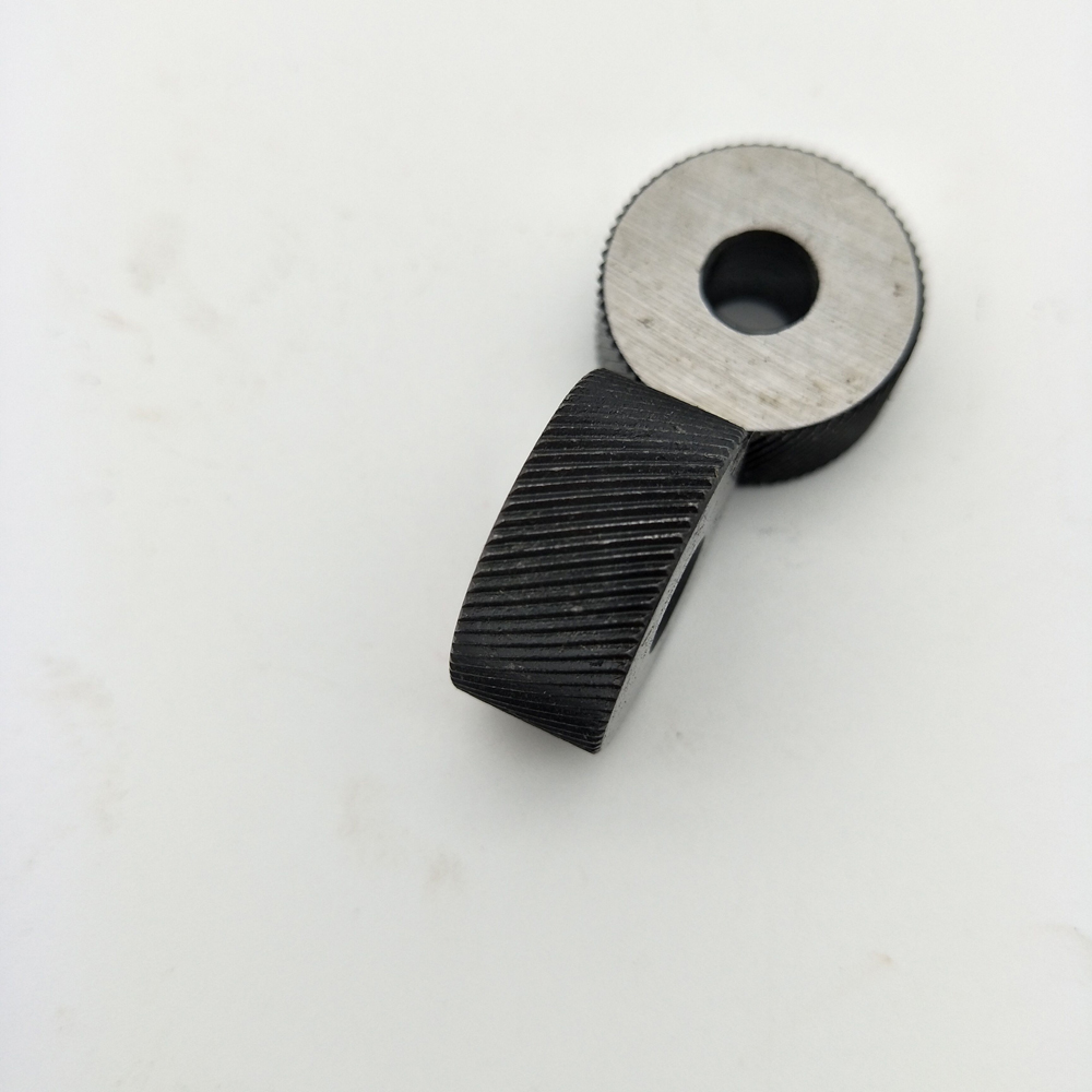 Mini Size Lightweight Portable Knurling Knurler Tool Holder Linear Knurl Tool Lathe Adjustable Shank with Wheel. 