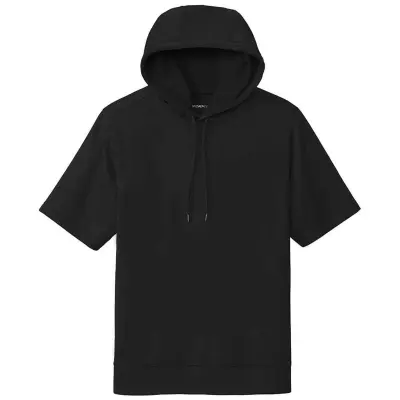 Half hoodie cheap t shirt