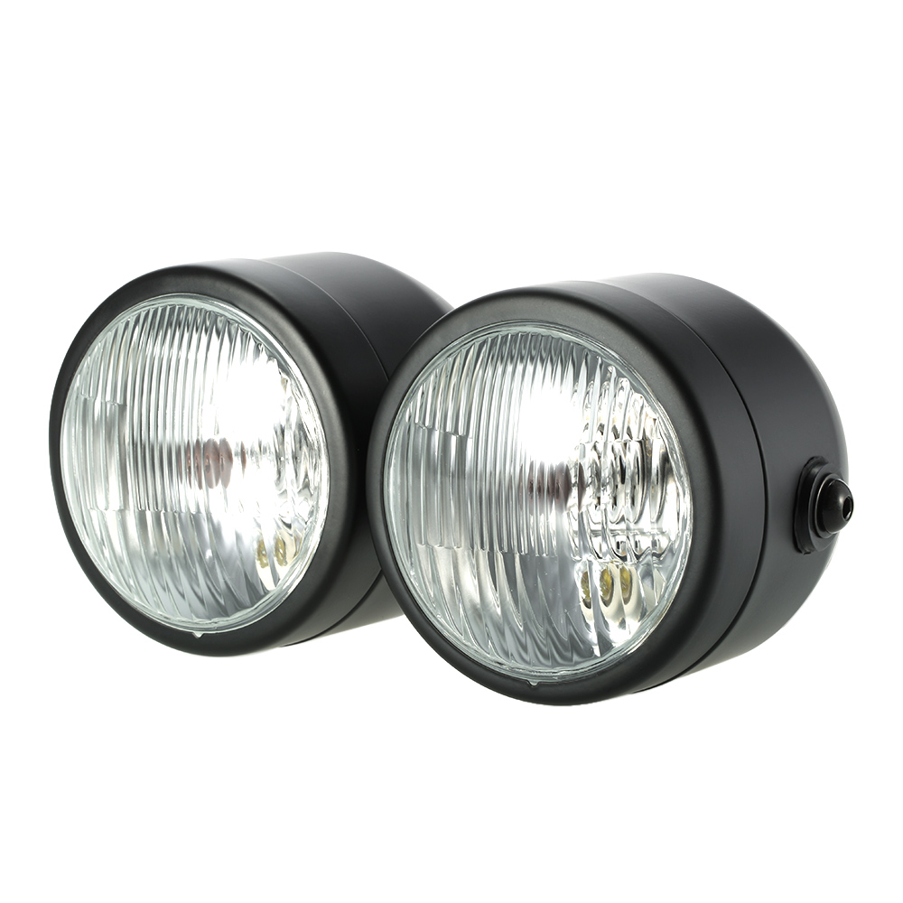H4 12V 35W 4-inch Motorcycle Twin Headlight Front Lamp. 