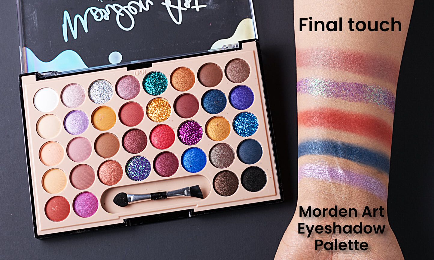 36 Color Eye shadow box with Brush Free. 