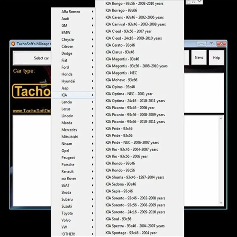 IMMO Pin Code Calculator V1.3.9 dash cam+TachoSoft Mileage Calculator 23.1 calculator+mileage software car repair software. 