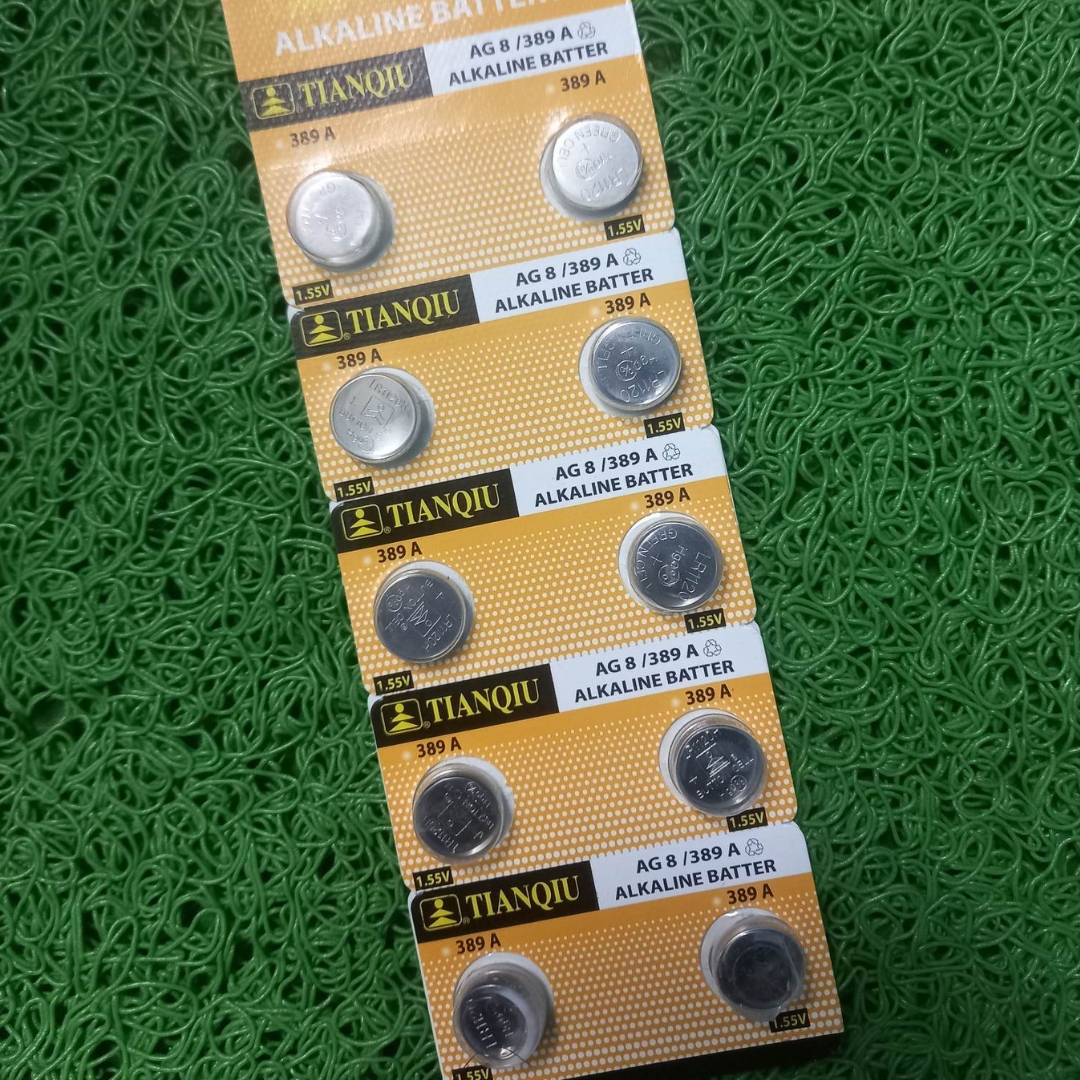 5Pcs- AG8 389A LR1120H Button Battery LR1120H Button Cell Battery LR1120H Battery 1.5V 389A C-oin Cell Battery AG8 Battery 1.5V Battery For Watch Calculator Clock. 