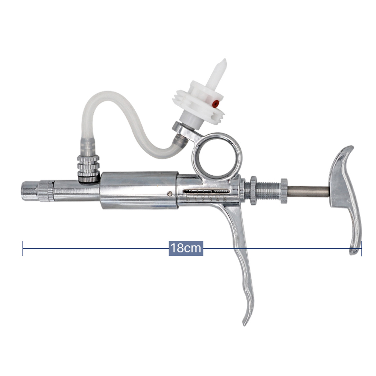 Livestock Adjustable Automatic Continuous Syringe Veterinary Injection Gun Equipment - Injection Gun 0-5ml