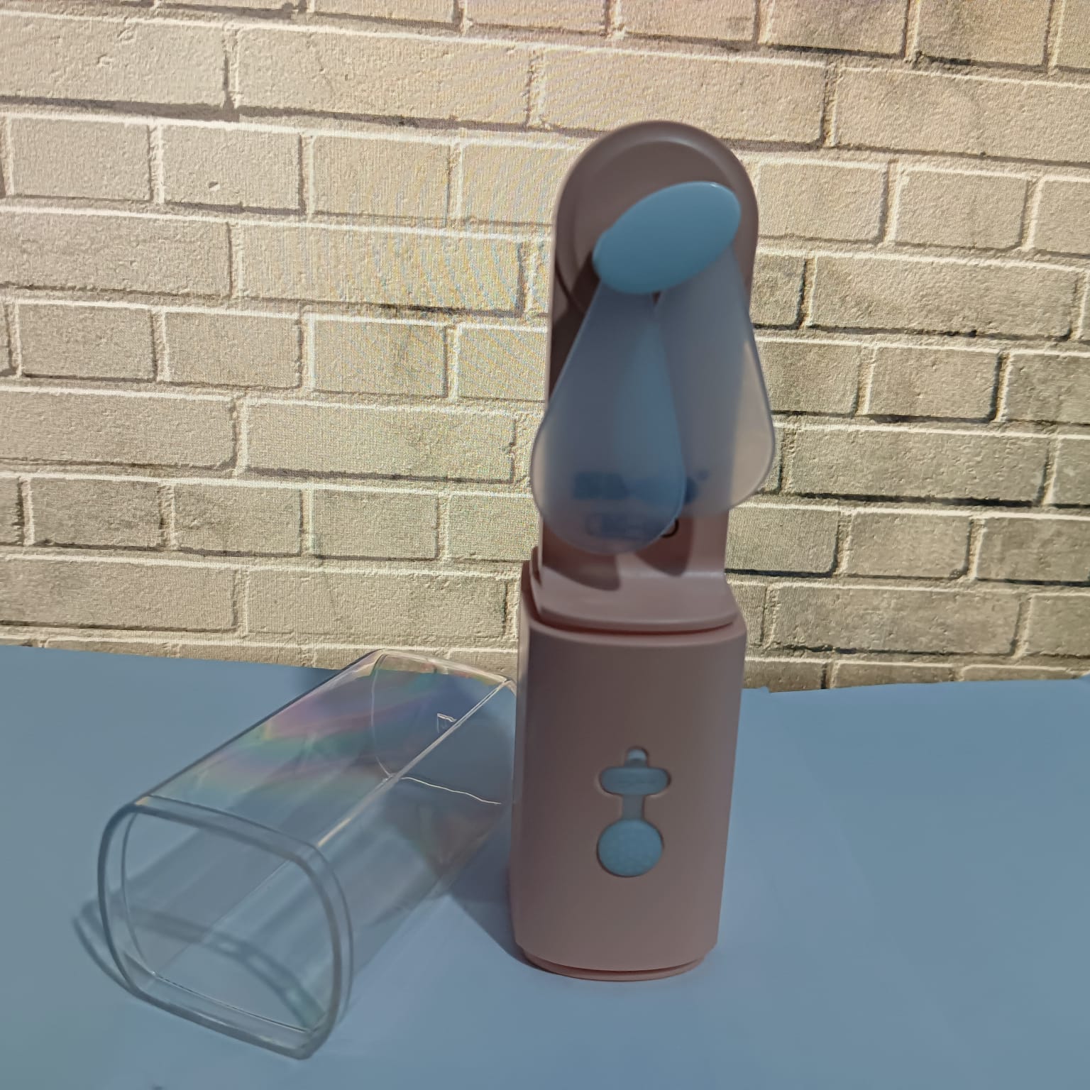 SD-69 Mini Pocket Fan With Troch Light Rechargeable Powerful Fan Foldable wing with Torch and Flashlight. 