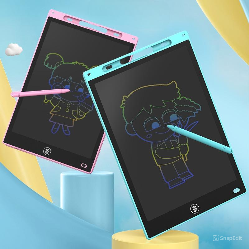 LCD Writing Tablet Electronic Handwriting & Drawing Pad for Kids, Magic Board with Lock & Erase Button