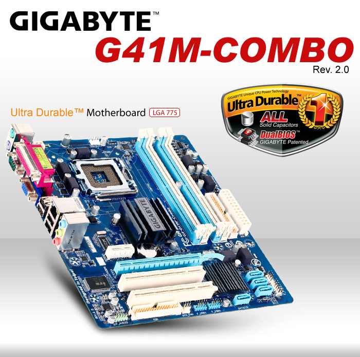 Gigabyte GA-G41M-Combo Motherboard: Buy Online at Best Prices ...