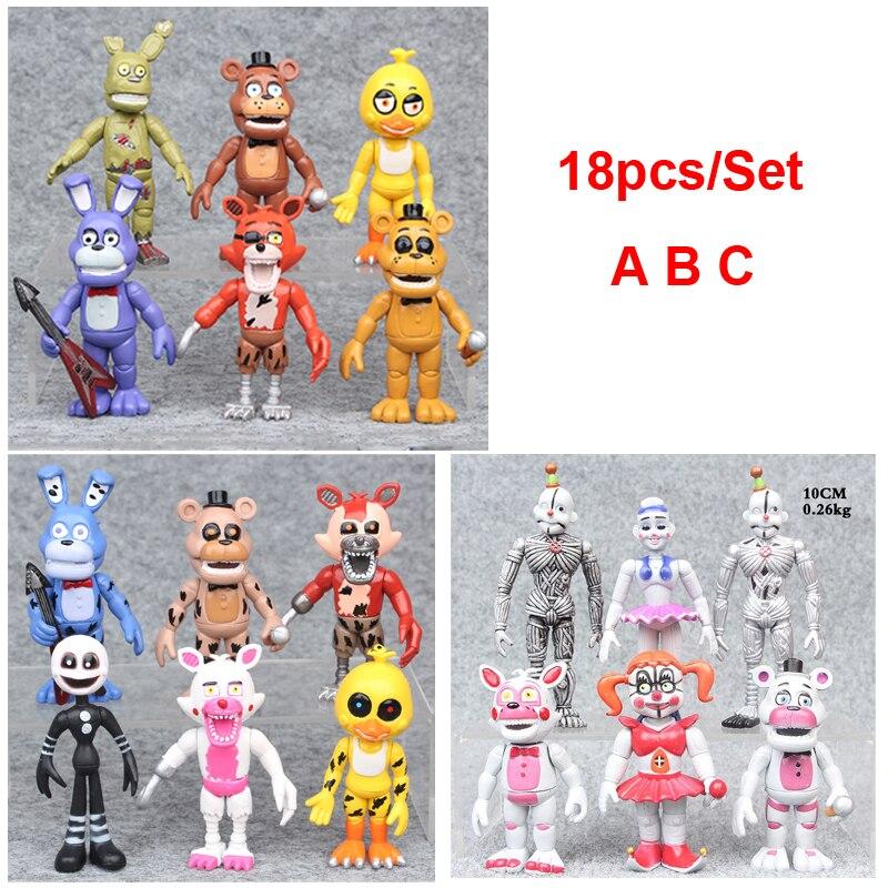 18styles Fnaf Five Nights At Freddy S Sister Location Funtime Foxy Ballora Puppet Nightmare Freddy Pvc Action Figure Toy Figma Buy Online At Best Prices In Bangladesh Daraz Com