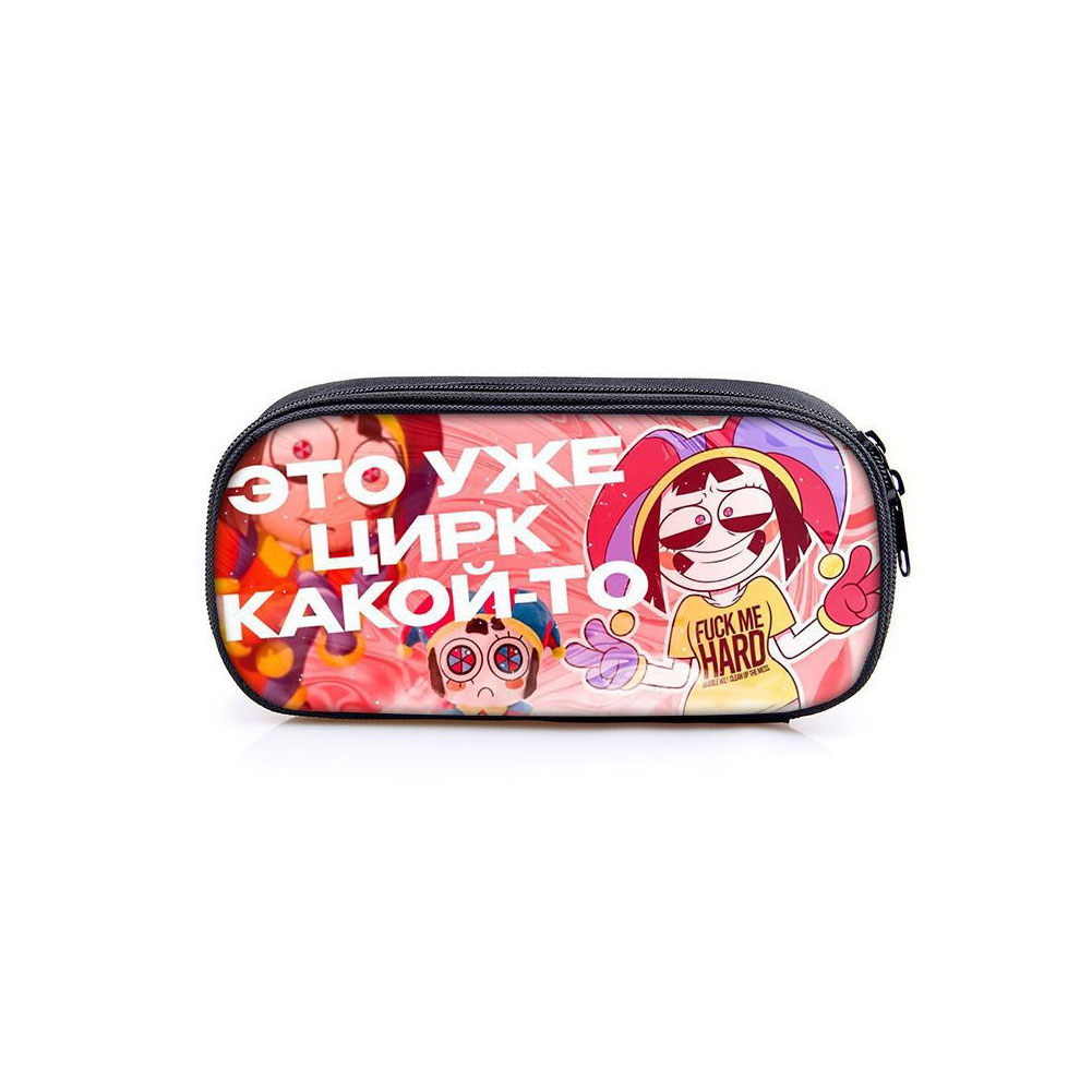 New F Cute The Amazing Digital Circu Jax Pomni Pencil Cae chool Pencil Box Make Up Bag chool upplie tationery Pencil Bag. 