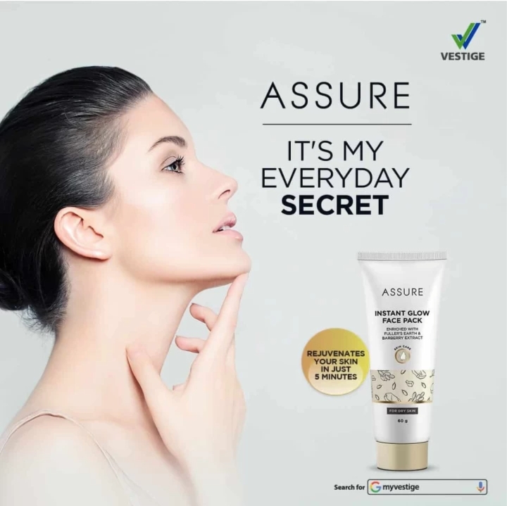 Assure Instant Glow Face pack 60g INDIA(Pre-order Request only). 