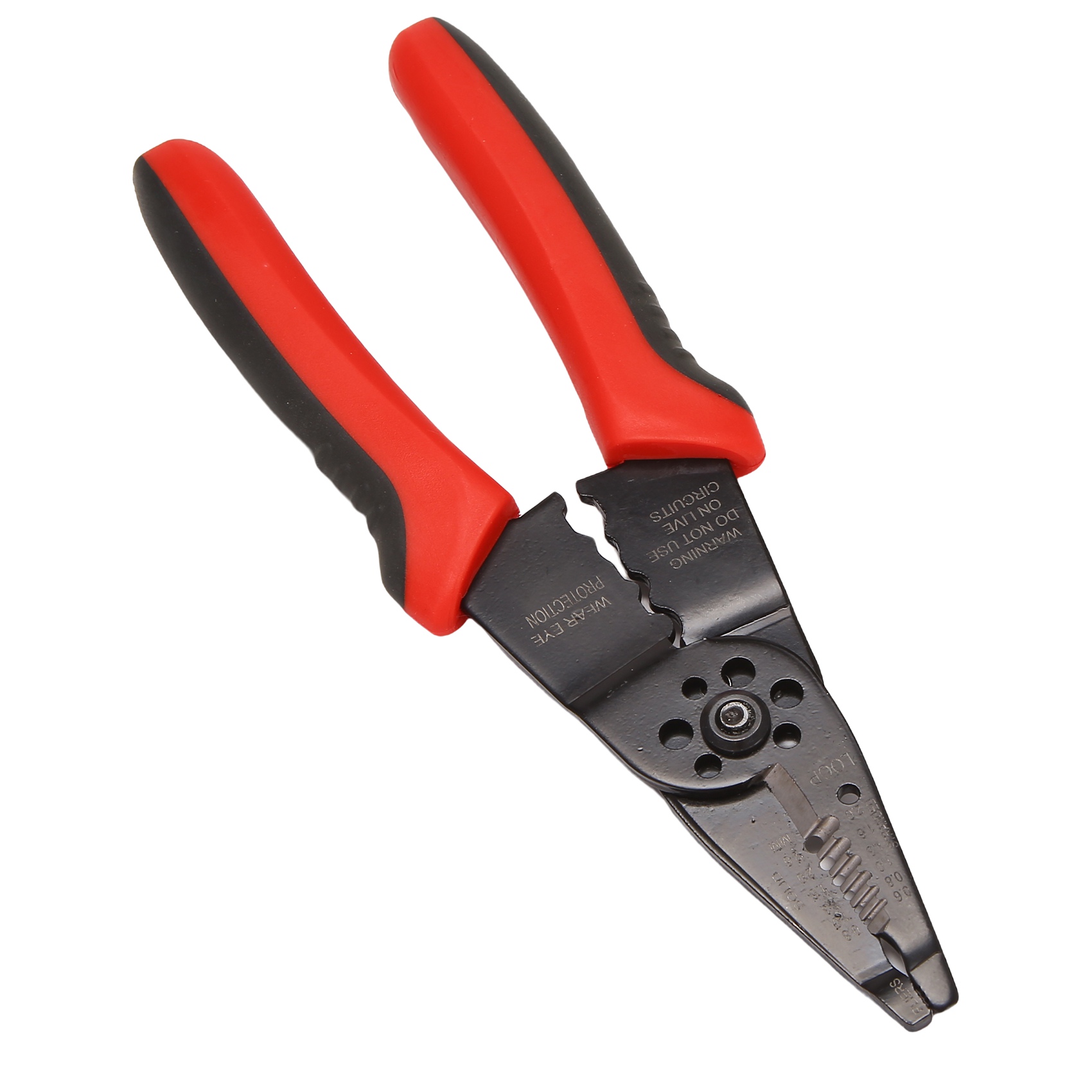 8 Inch Wire Stripper Crimper Cutter 10-22 AWG Multi-Function Tool Kit