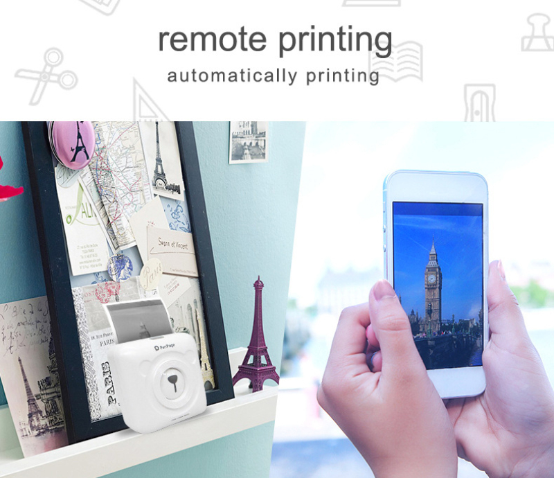 GOOJPRT A6 PeriPage Mini Portable Printer Bluetooth Wireless Paper Photo Printer Pocket Thermal Printing USB Connection Support Dual mode. 