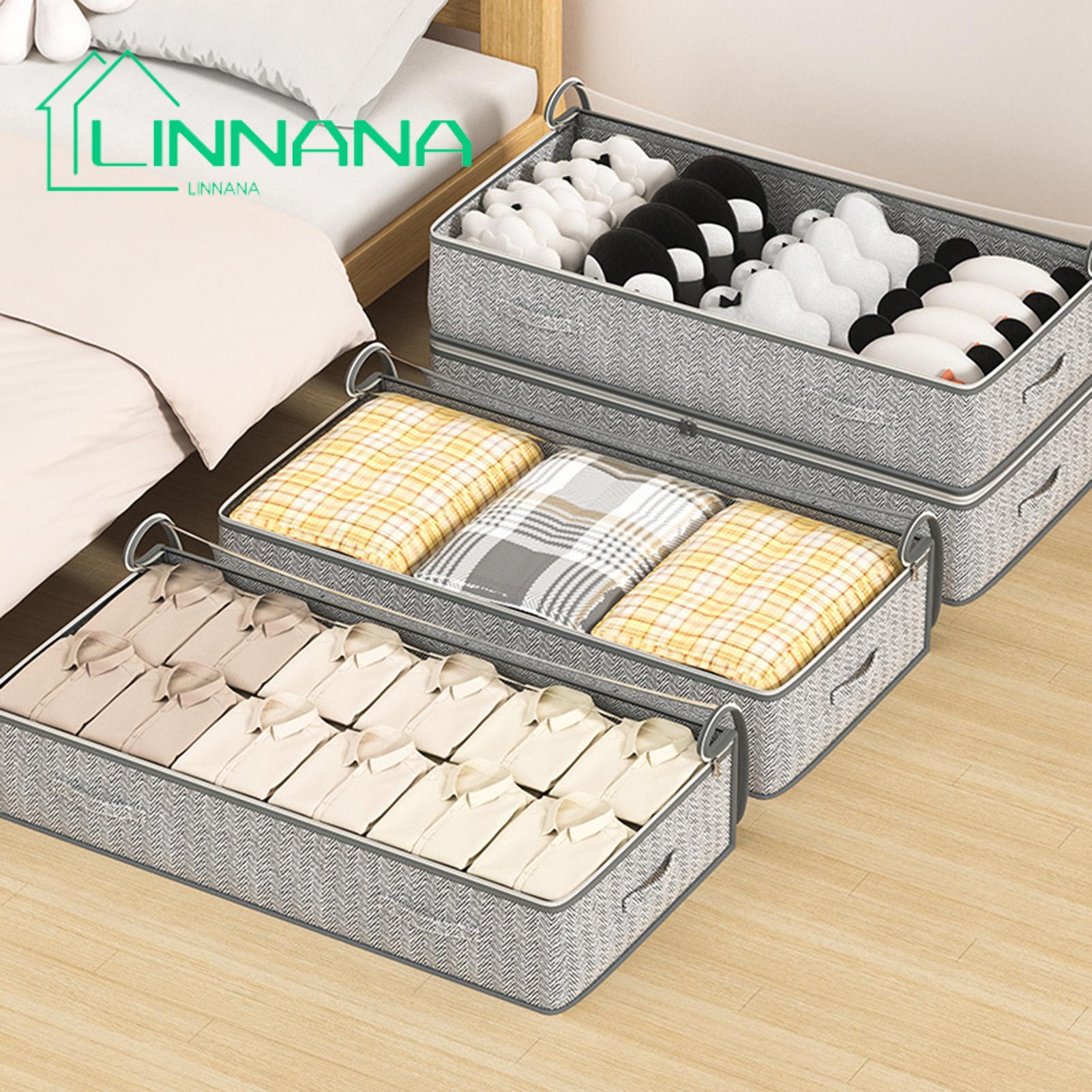 under Bed Storage Container Space-saving Underbed Storage Containers with Clear Top Cover Large Capacity Reinforced Sides Convenient Handle Ideal for Southeast Asian Buyers Blanket Storage Container