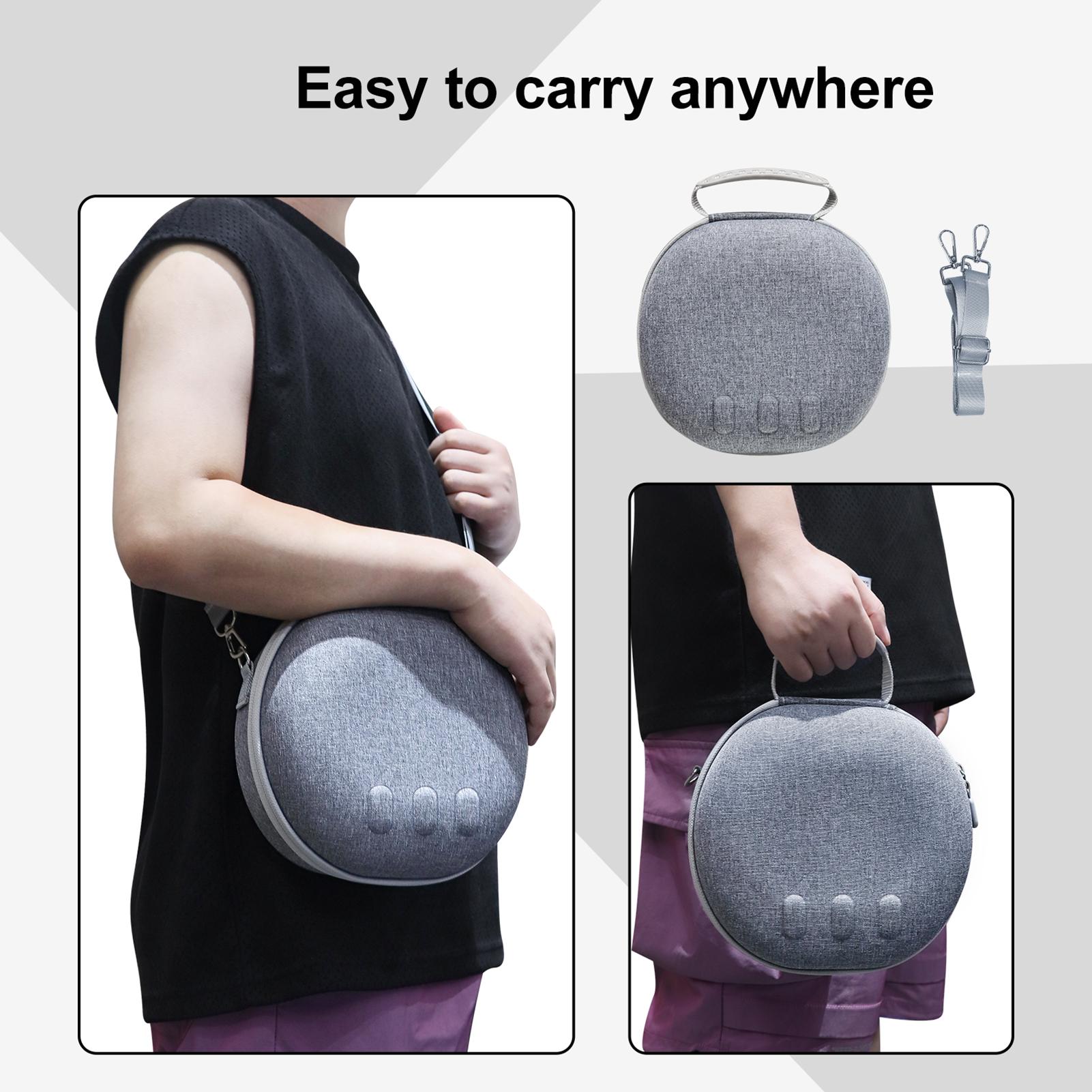 Carrying Case Portable Protection Case VR Headset Storage Bag Travel Storage Case Compatible For Meta Quest 3 VR Headset Handles. 