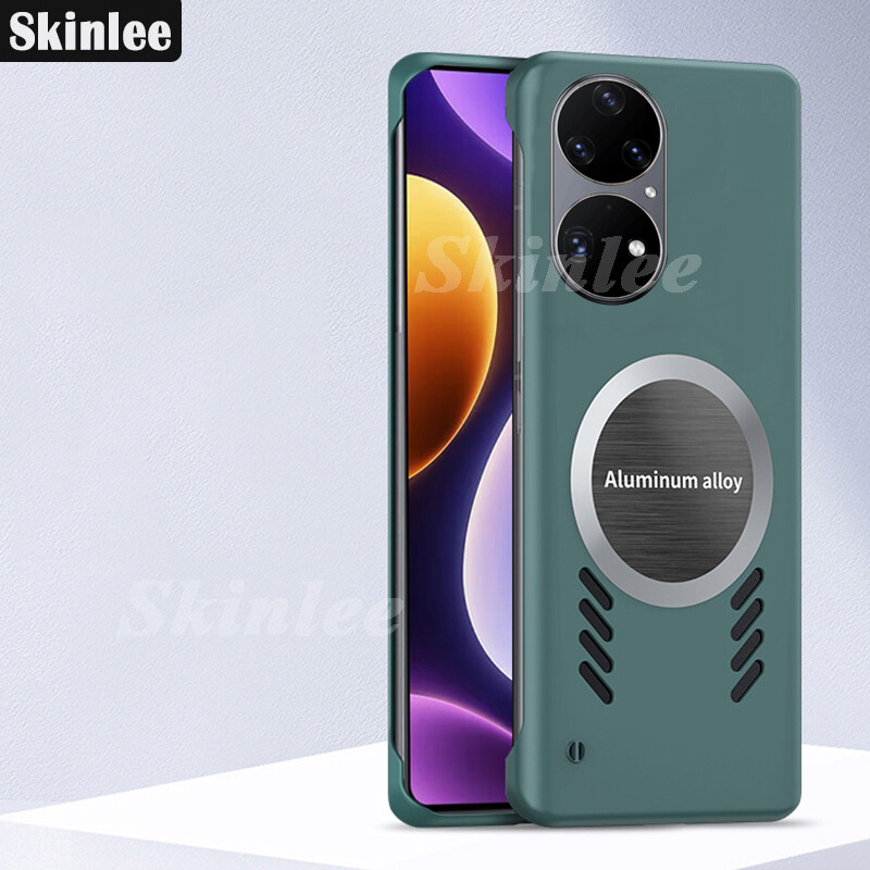 Phone Case for Huawei P50 Pro Back Cover Ultra-thin Borderless Heat Dissipation Porous Anti Drop Protect Case for Huawei P50 Phone Cases