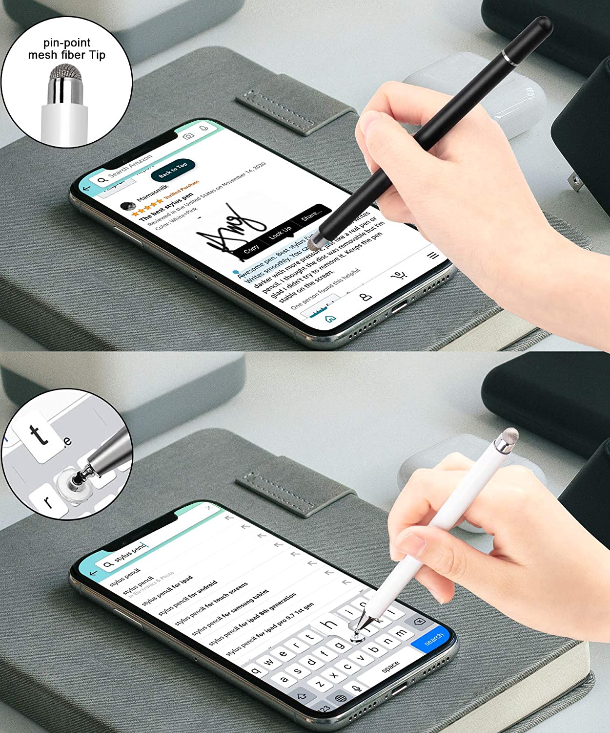 Stylus Pen For Iphone 11 12 13 Pro XS Max X XR 12 Mini 8 7 6 6S Plus Universal Smartphone Pen. 
