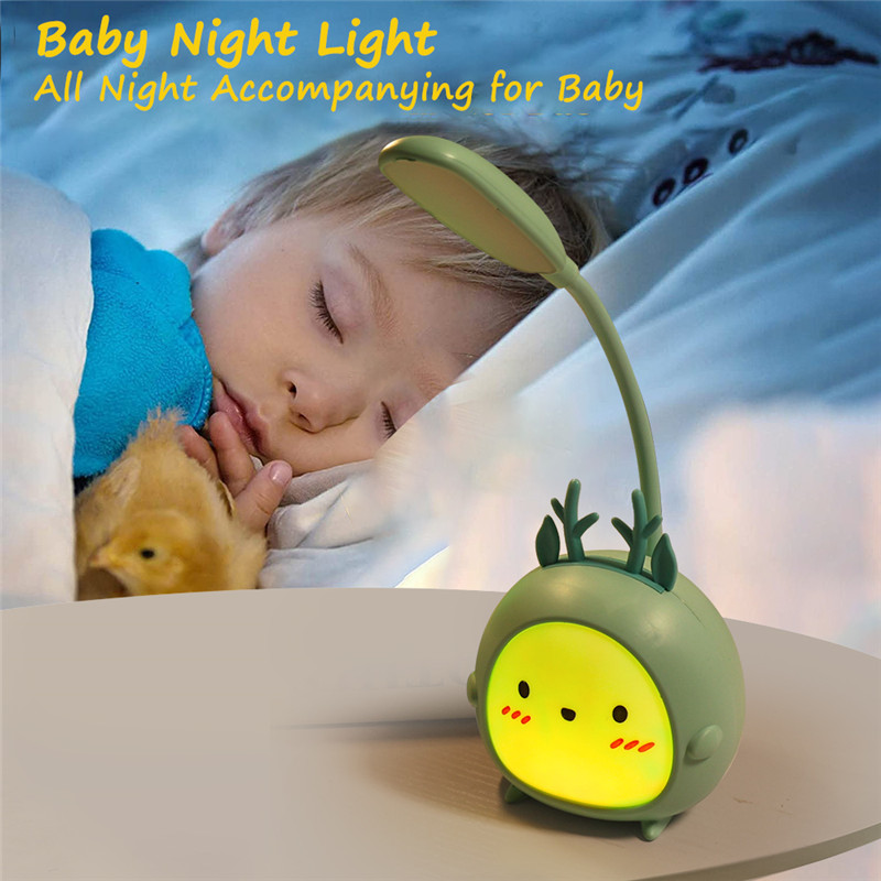 Cute Cartoon LED Reading Lamp Three-Speed Dimming USB Charging Reading Desk  Lamp Sleeping Eye Protection Student Night Light: Buy Online at Best Prices  in Bangladesh | Daraz.com.bd